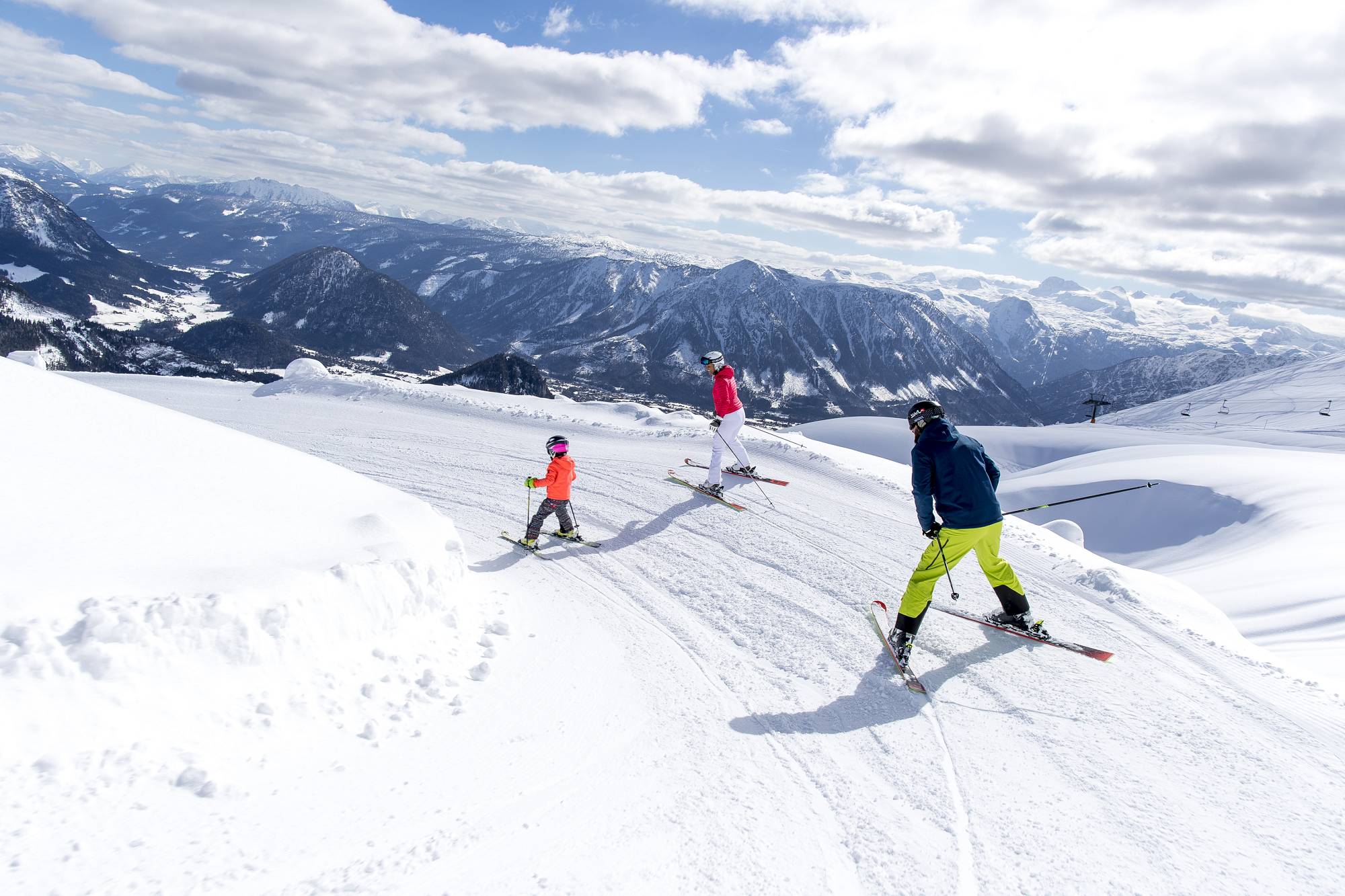 Skifahren in der Region